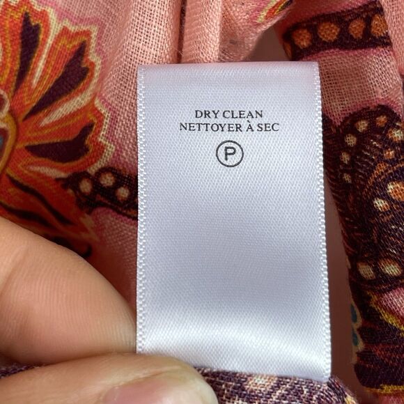 ALC Sullivan Linen Top Oversized Boxy Fit Women Size XS Button Front Lightweight - Picture 10 of 16